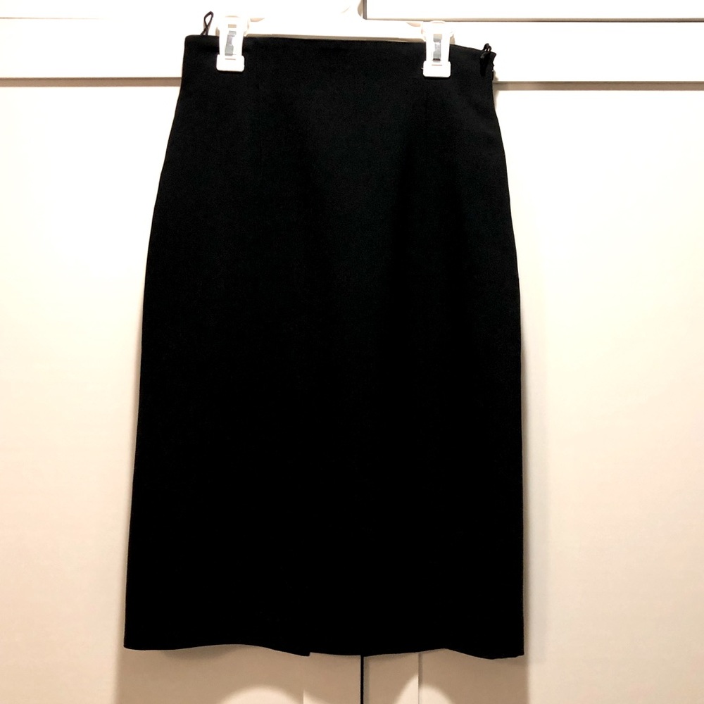 Vintage Moschino Cheap and Chic Black Pencil Skirt, sz 6